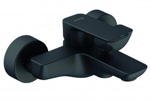 Изображение товара Смеситель для ванны и душа Kludi Pure&Style 406813975 черный матовый