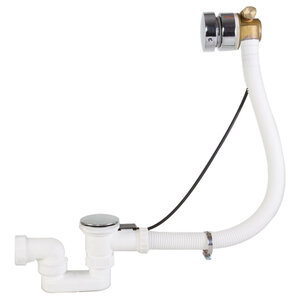 Изображение товара Слив-перелив для ванны Styron полуавтоматический с функцией подачи воды хром STY-536-AK-F