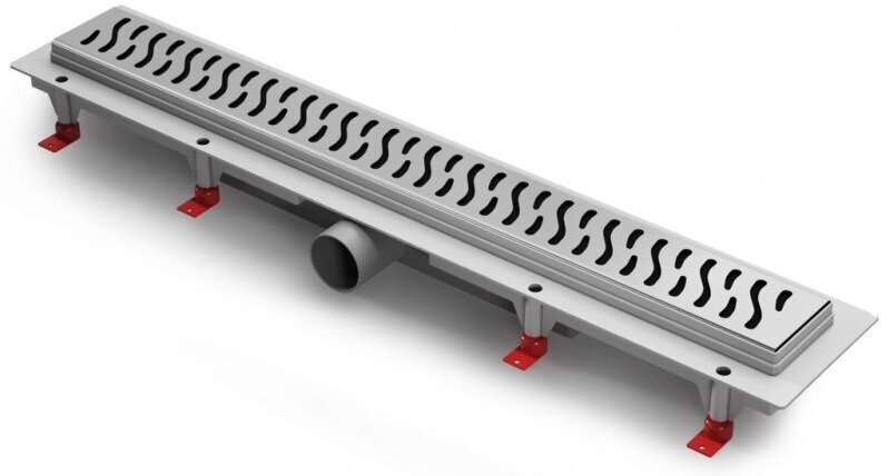 Изображение товара Водоотводящий желоб Azario Harmony 95 см хром матовый