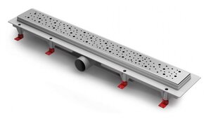 Изображение товара Водоотводящий желоб Azario Drops 55 см, хром матовый, AZ-CH 550 D