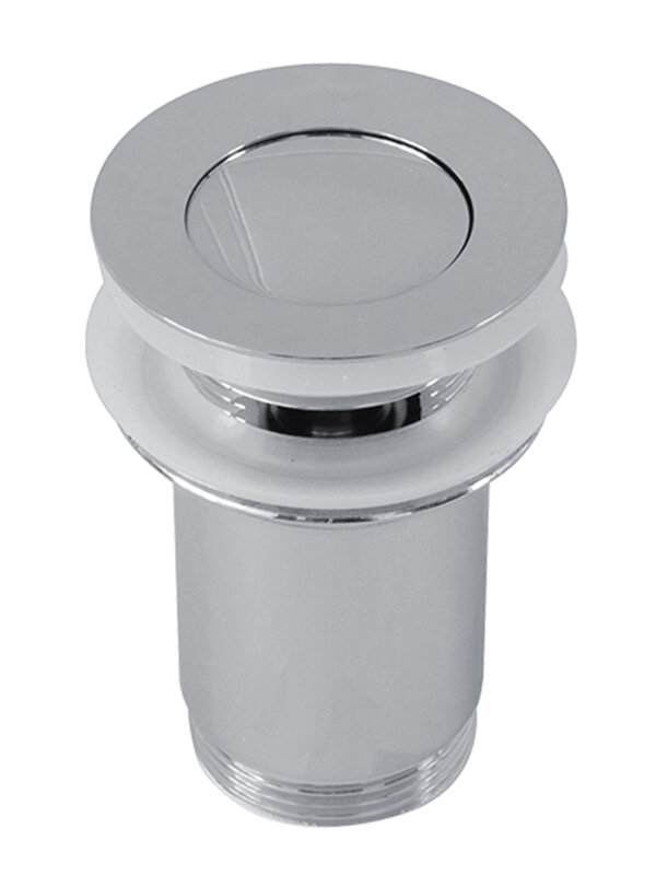 Изображение товара Донный клапан Styron металлический клик-клак для умывальника 5/4 хром KL-01
