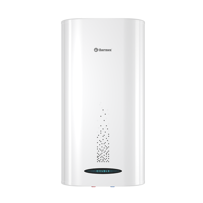 Изображение товара Водонагреватель Thermex Double 50 л накопительный электрический, однофазный, реверсивный, 2.5 кВт, белый, ЭдЭБ03216 (151199)