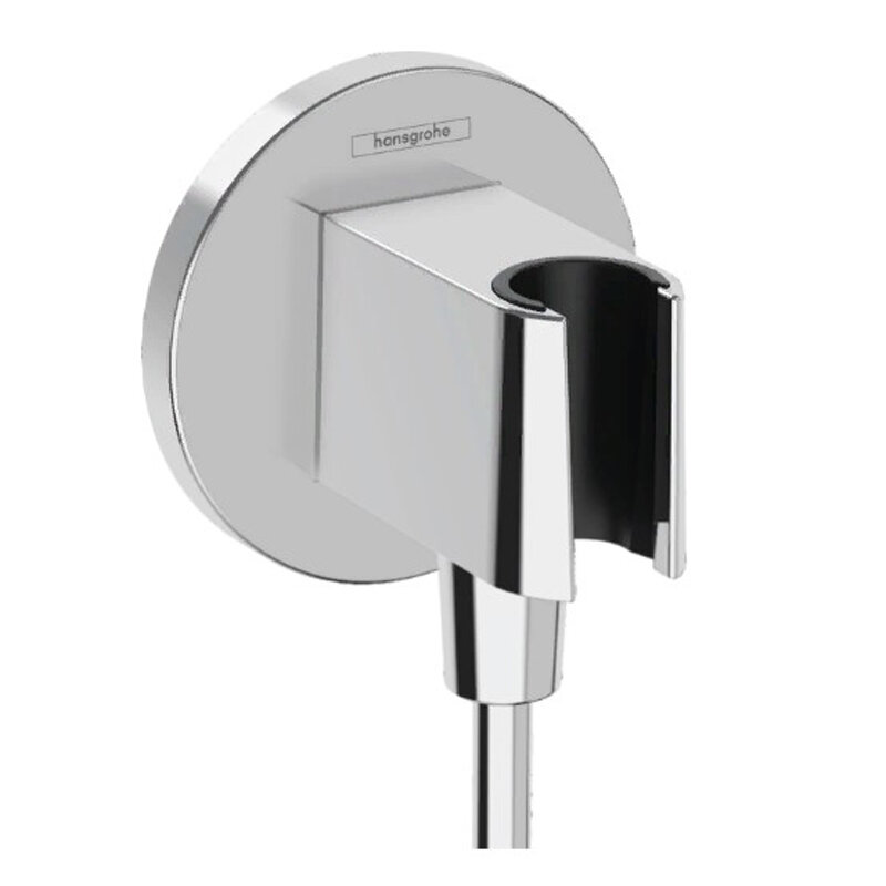Изображение товара Шланговое подключение Hansgrohe FixFit S с держателем для лейки хром