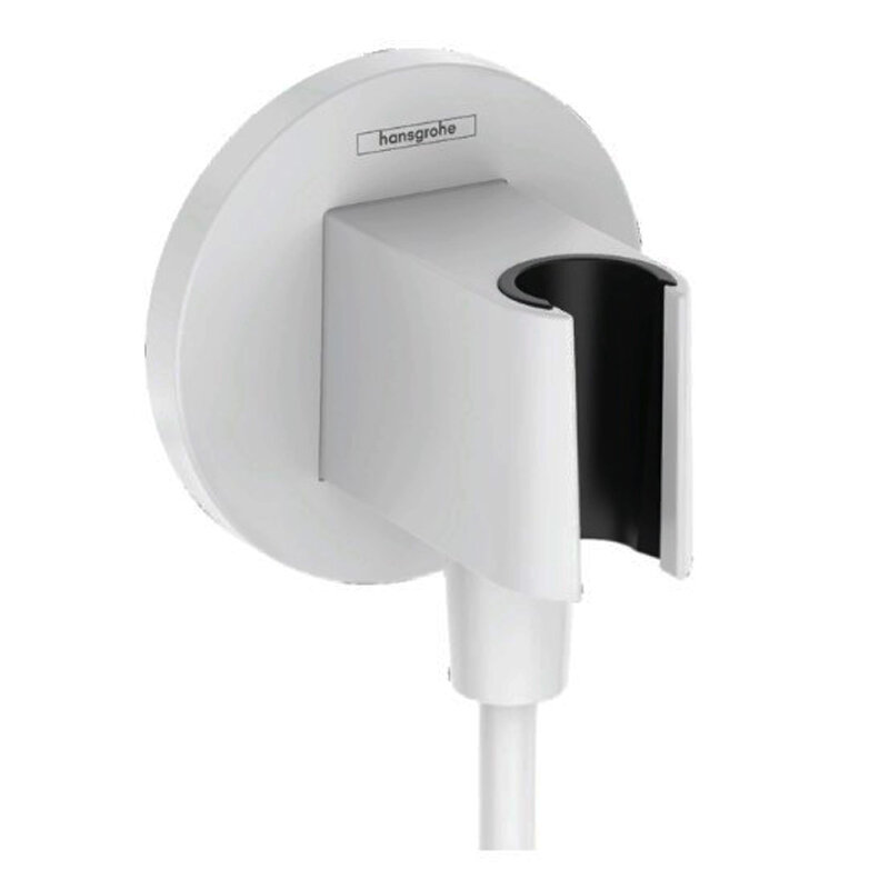 Изображение товара Шланговое подсоединение Hansgrohe FixFit S, с держателем для лейки, белый матовый, 26888700 Изображение товара Шланговое подсоединение Hansgrohe FixFit S, с держателем для лейки, белый матовый, 26888700
