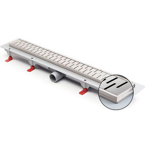 Изображение товара Водоотводящий желоб Azario Medium 75 см, хром матовый, AZ-CH 750 M