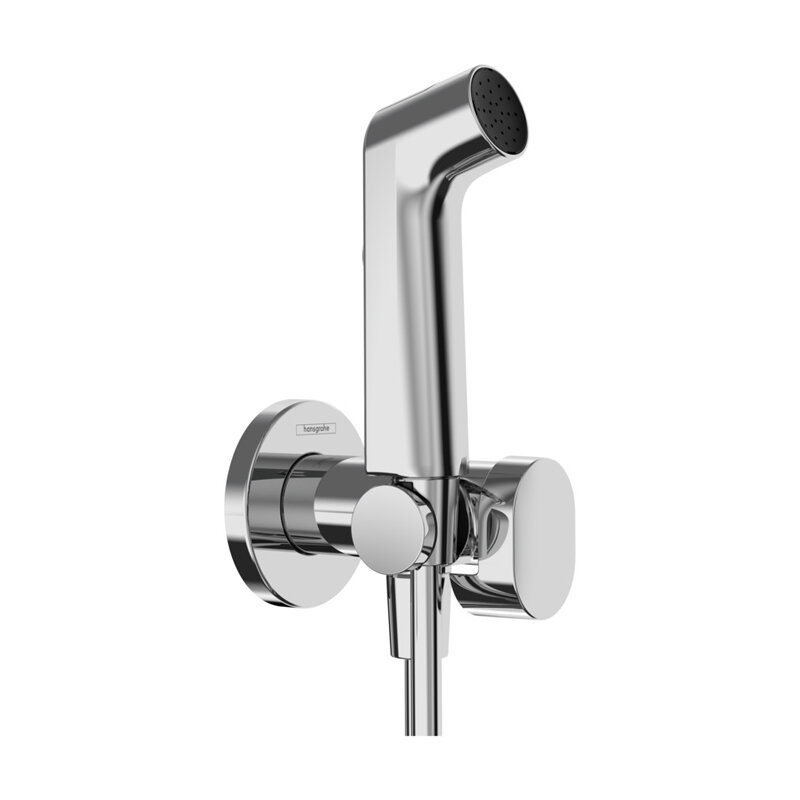 Изображение товара Гигиенический душ Hansgrohe Bidette S 1jet, 29232000, со смесителем, хром Изображение товара Гигиенический душ Hansgrohe Bidette S 1jet, 29232000, со смесителем, хром