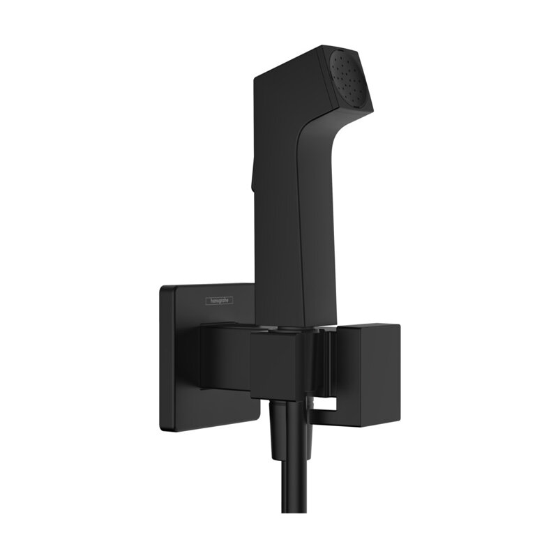 Изображение товара Гигиенический душ Hansgrohe Bidette 29233670 E 1jet с прогрессивным смесителем черный матовый