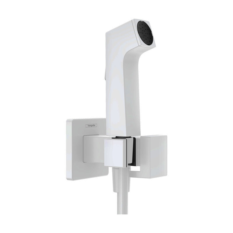 Изображение товара Гигиенический душ Hansgrohe Bidette E 1jet белый матовый с прогрессивным смесителем