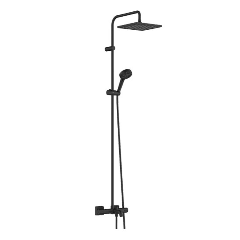 Изображение товара Душевая система Hansgrohe Vernis Shape 240 1jet термостат, черный матовый