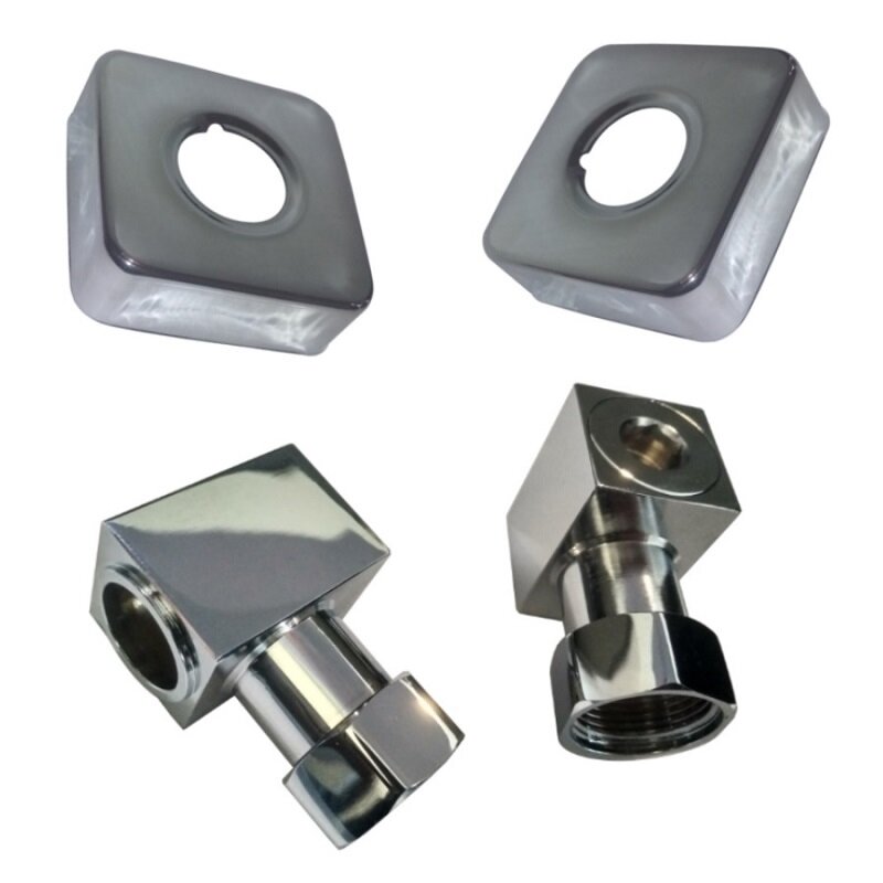 Изображение товара Уголок Маргроид 3/4 ВР - 1/2 ВР хром комплект для полотенцесушителя