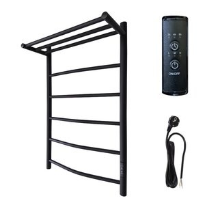 Изображение товара Полотенцесушитель электрический Маргроид Вид 4, черный матовый, 80х50 см