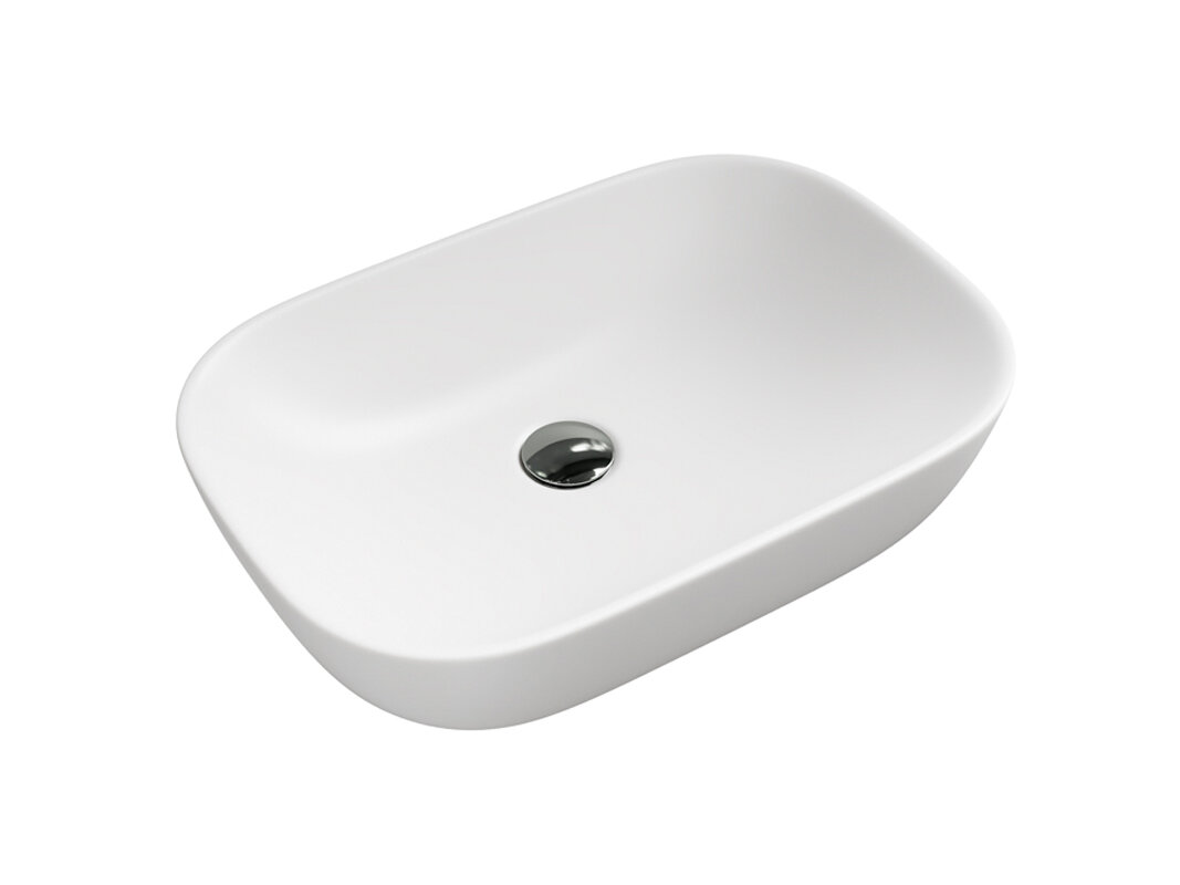 Изображение товара Раковина Laguraty накладная, 34 х 50.5 х 14 см, белый, 8267 B