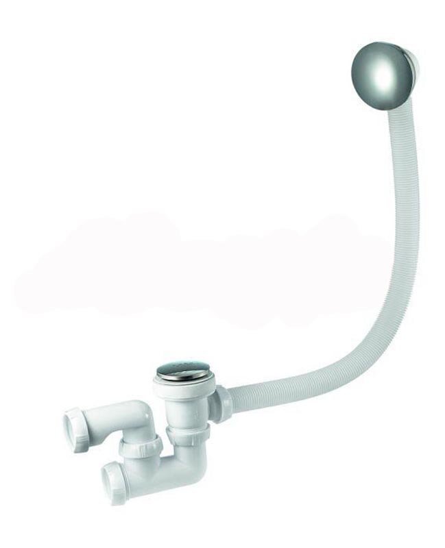 Изображение товара Слив-перелив для ванны Wirquin click-clack хром 30718585