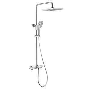 Изображение товара Душевая система Vincea Next VSFS-1N1TCH, термостатическая, с изливом, хром