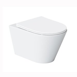 Изображение товара Подвесной безободковый унитаз Laguraty 9312A, крышка микролифт, белый