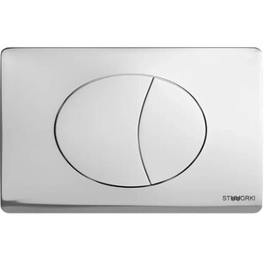 Изображение товара Клавиша смыва Stworki, кнопки округлые, хром глянец, 230822