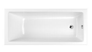 Изображение товара Ванна акриловая Whitecross Wave, 170 х 70 см, увеличенная толщина акрила, усиленная армировка, 0101.170070.100