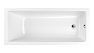 Изображение товара Ванна акриловая Whitecross Wave, 160 х 80 см, увеличенная толщина акрила, усиленная армировка, 0101.160080.100