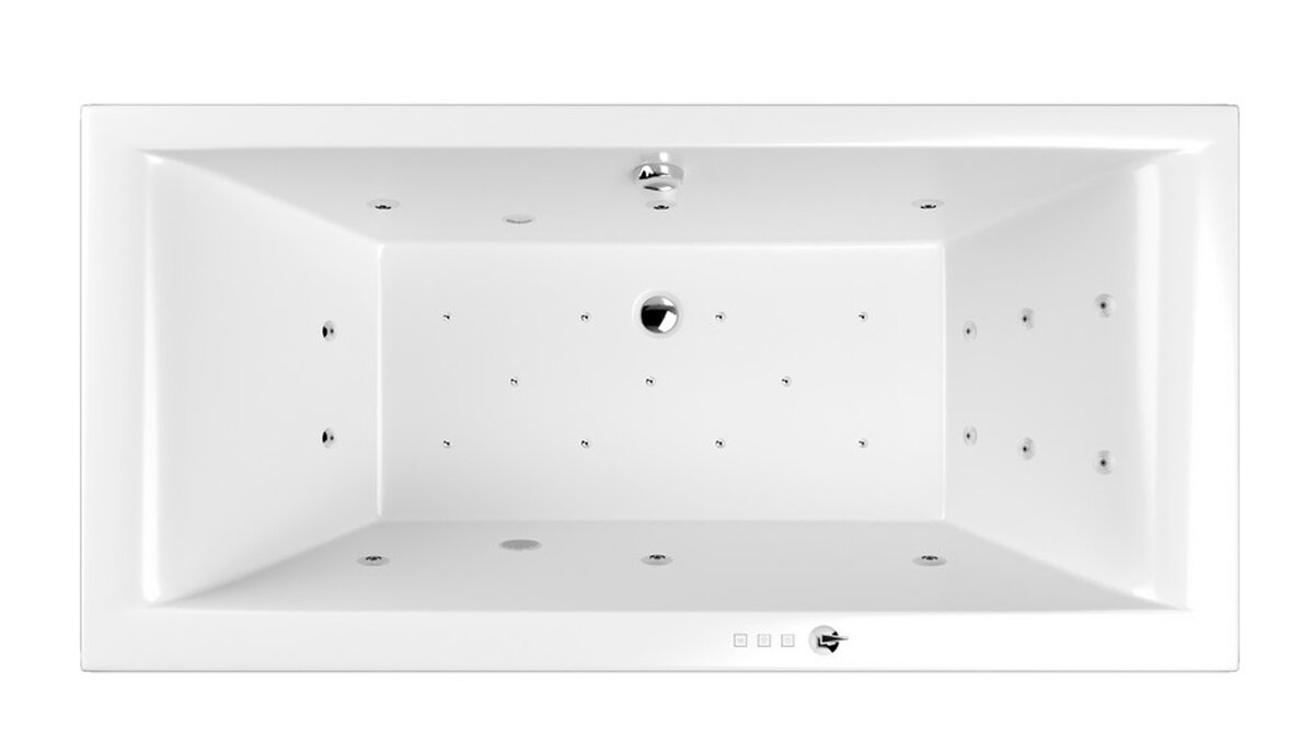 Изображение товара Гидромассажная ванна Whitecross Savia Duo Ultra 170x80 см с аэромассажем и хромотерапией