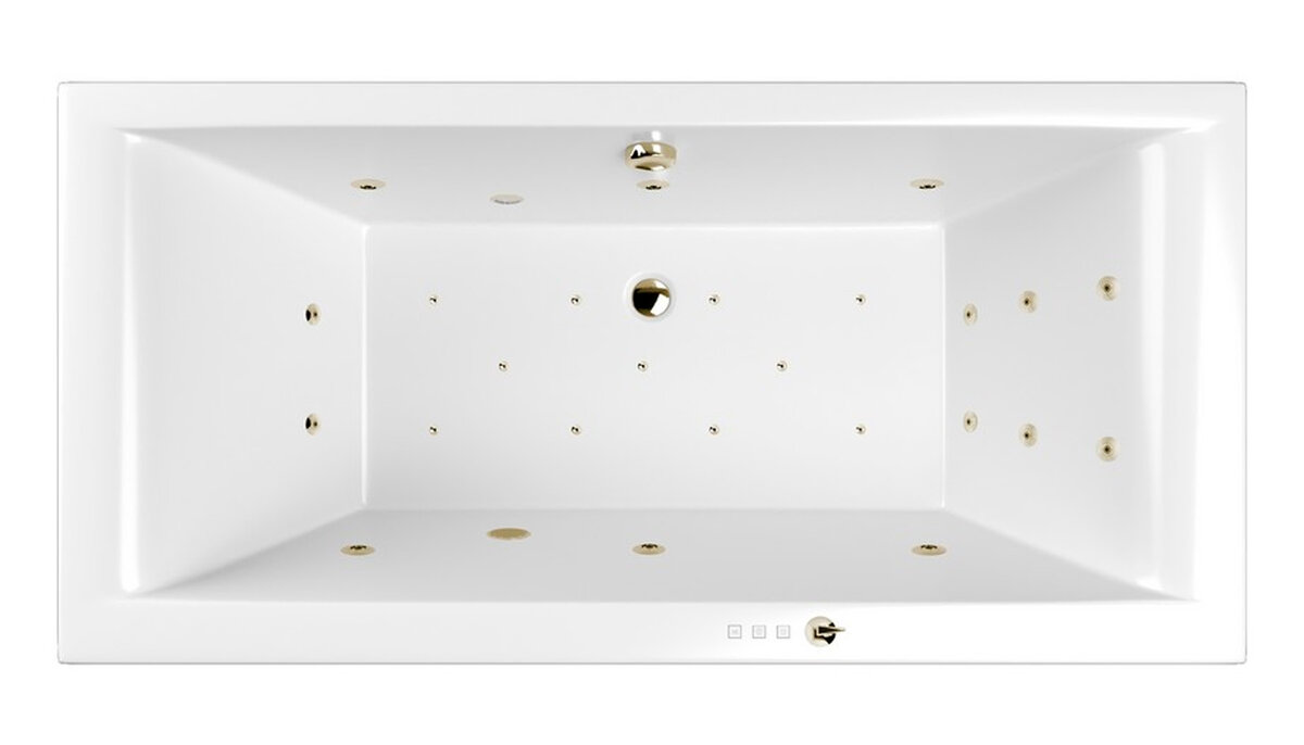 Изображение товара Гидромассажная ванна Whitecross Savia Duo Ultra 170x80 см с гидромассажем и хромотерапией