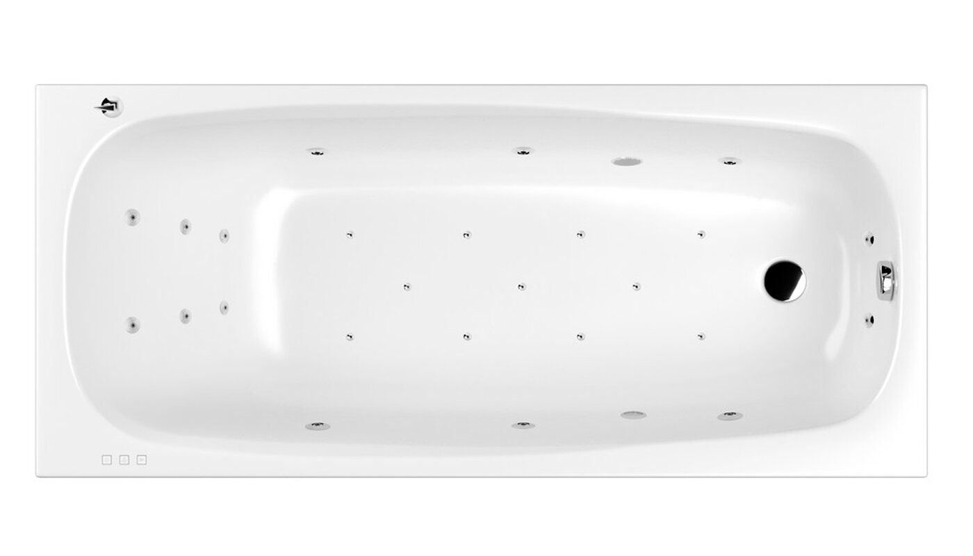 Изображение товара Гидромассажная ванна Whitecross Layla Ultra 180х80 см с хромотерапией Изображение товара Гидромассажная ванна Whitecross Layla Ultra 180х80 см с хромотерапией