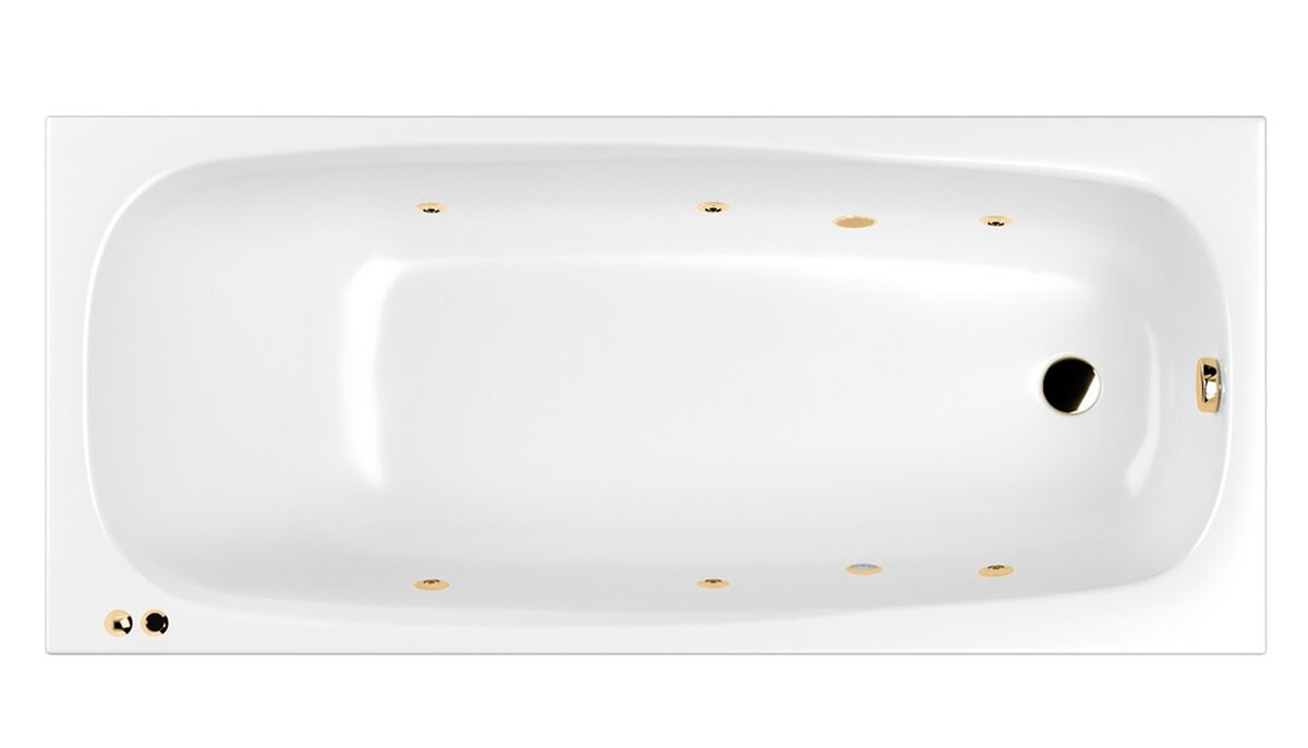 Изображение товара Гидромассажная ванна Whitecross Layla Soft 180x80 см с гидромассажем и армированием