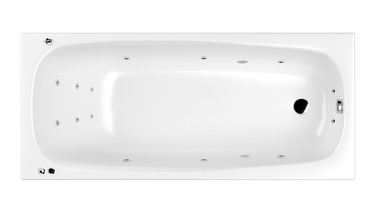 Изображение товара Гидромассажная ванна Whitecross Layla Smart 180х80 см, акрил, белая