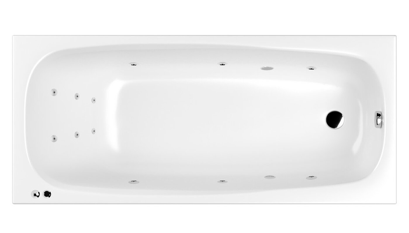 Изображение товара Гидромассажная ванна Whitecross Layla Line 180x80 см акрил польского производства