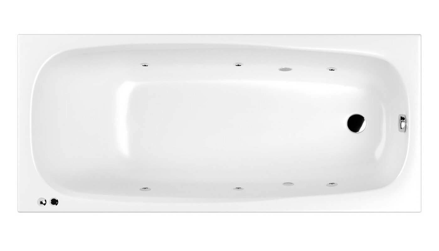 Изображение товара Гидромассажная ванна Whitecross Layla Soft 170х75 см, акрил, уголочная, Польша