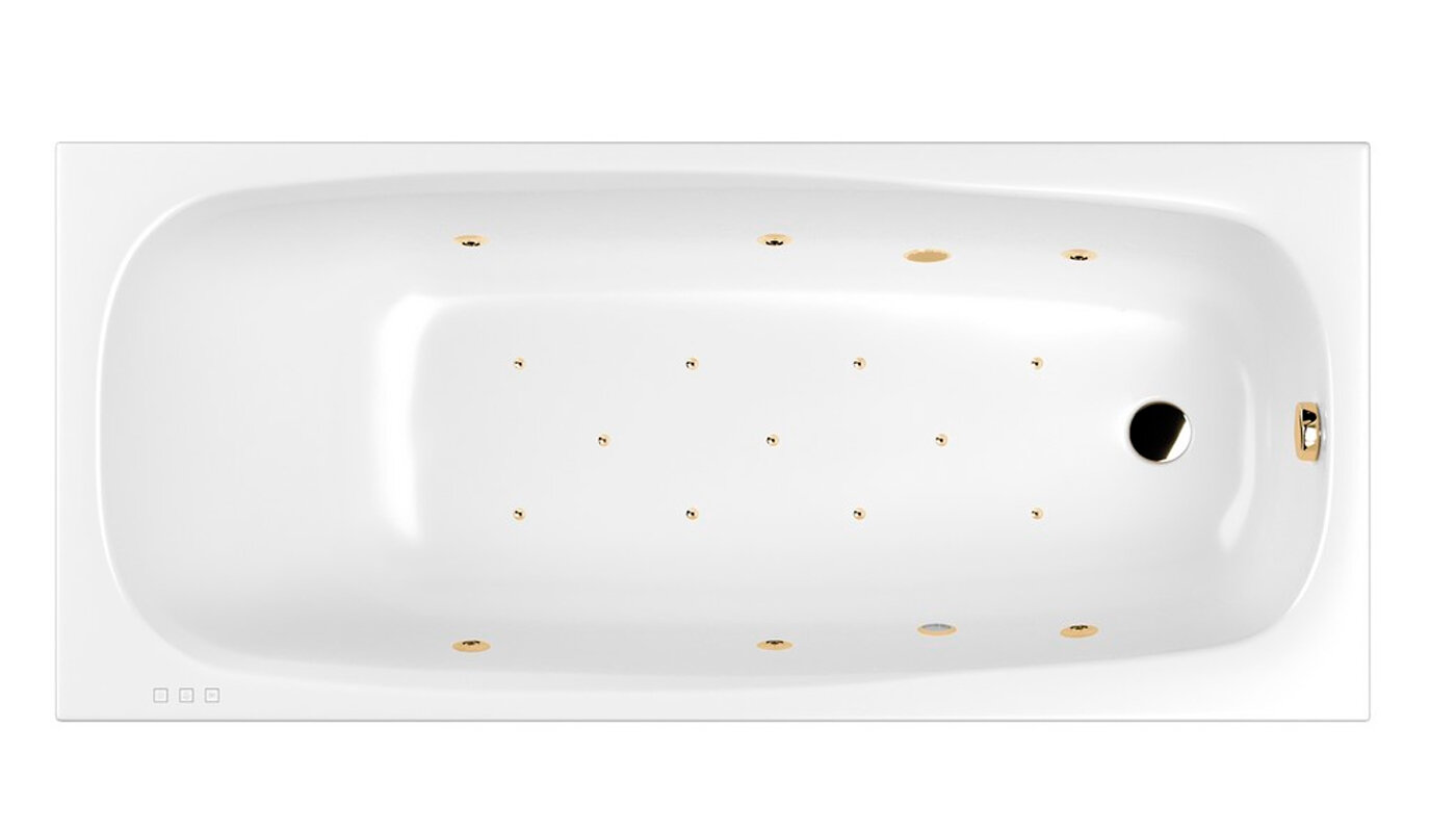 Изображение товара Гидромассажная ванна Whitecross Layla Relax 170х75 см с хромотерапией и аэромассажем