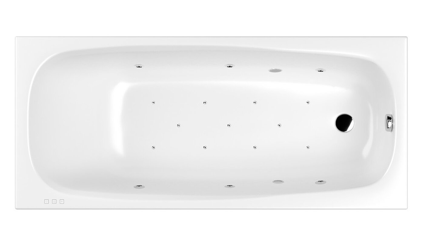 Изображение товара Ванна гидромассажная Whitecross Layla Relax 170х75 см с хромотерапией