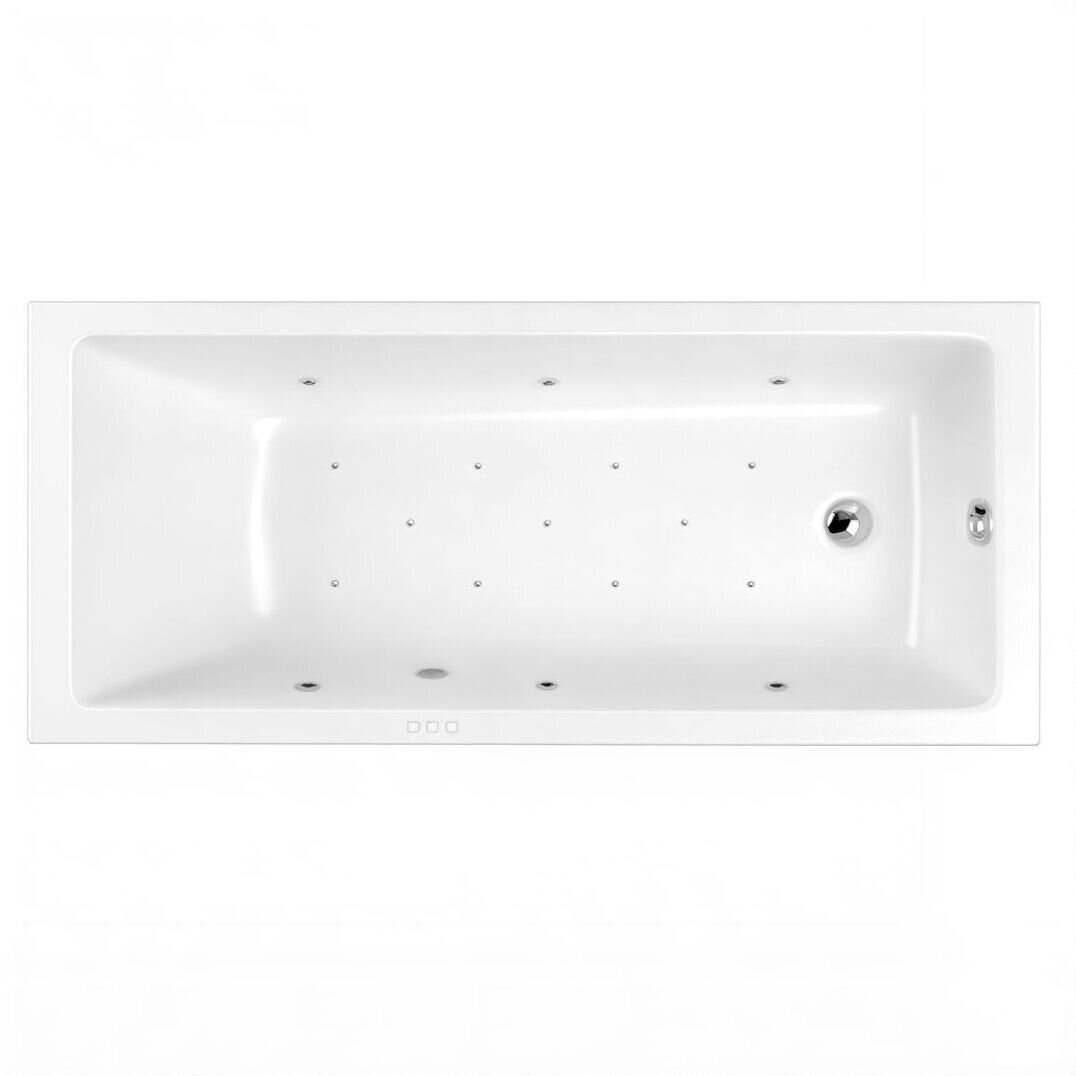 Изображение товара Ванна гидромассажная Whitecross Wave Relax, 160 х 70 см, увеличенная толщина акрила, усиленная армировка, белый/хром, 0101.160070.100.RELAX.CR Изображение товара Ванна гидромассажная Whitecross Wave Relax, 160 х 70 см, увеличенная толщина акрила, усиленная армировка, белый/хром, 0101.160070.100.RELAX.CR