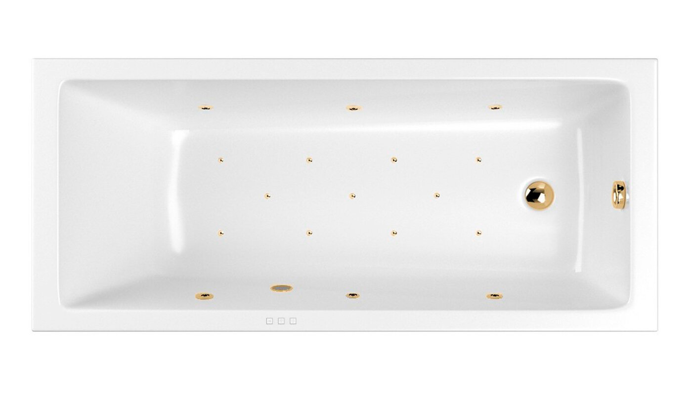 Изображение товара Гидромассажная ванна Whitecross Wave Relax 160x80 см акрил, гидроаэромассаж