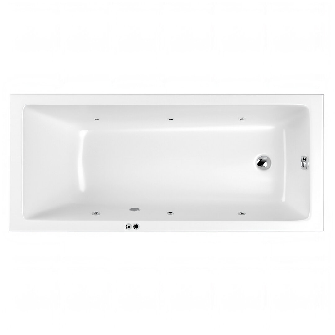 Изображение товара Ванна гидромассажная Whitecross Wave Soft, 160 х 80 см, увеличенная толщина акрила, усиленная армировка, белый/хром, 0101.160080.100.SOFT.CR Изображение товара Ванна гидромассажная Whitecross Wave Soft, 160 х 80 см, увеличенная толщина акрила, усиленная армировка, белый/хром, 0101.160080.100.SOFT.CR