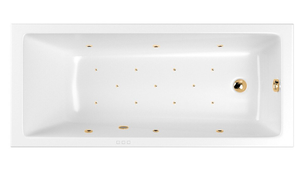 Изображение товара Гидромассажная ванна Whitecross Wave Relax 170х75 см, акрил, гидроаэромассаж