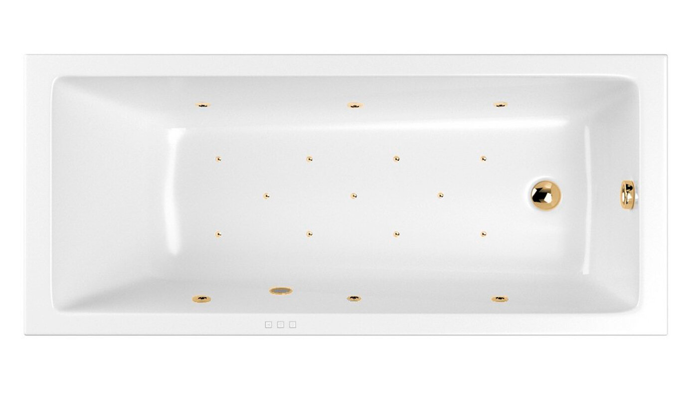 Изображение товара Гидромассажная ванна Whitecross Wave Relax 170x75 см акрил с гидро- и аэромассажем