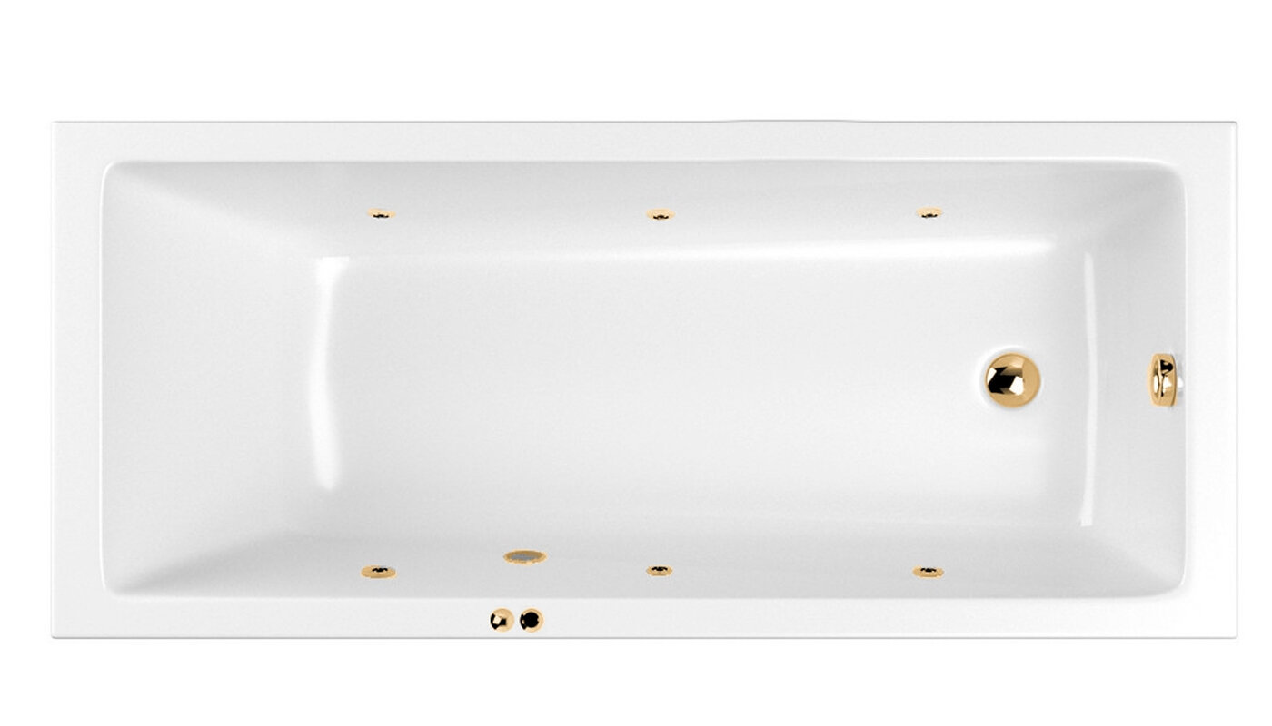 Изображение товара Гидромассажная ванна Whitecross Wave Soft 170x75 см акрил гидромассаж