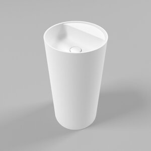 Изображение товара Раковина Whitecross Pantheon 0708.043043.200S, 43 х 43 см, напольная, белый матовый