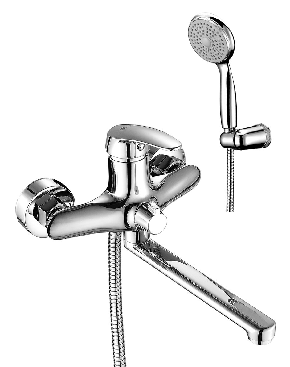 Изображение товара Смеситель Lemark Linara LM0417C для ванны с душевым гарнитуром хром Изображение товара Смеситель Lemark Linara LM0417C для ванны с душевым гарнитуром хром