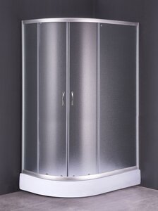 Изображение товара Душевой уголок Sunway Loranto CS-827AL/AR 120 x 80 см, стекло матовое, поддон 13 см, профиль хром, левый/правый