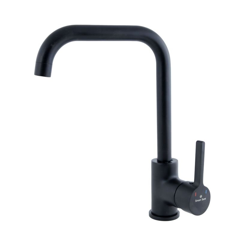 Изображение товара Смеситель для кухонной мойки Smartsant SM134046B черный матовый