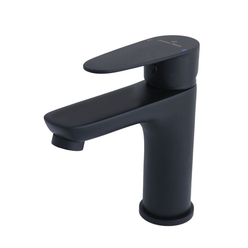 Изображение товара Смеситель Smartsant Смарт-Бриз SM343506ВК для раковины (черный матовый)