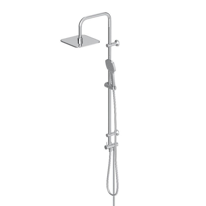 Изображение товара Душевой гарнитур Dorff Norma D0712000 с верхним душем хром 1 режим