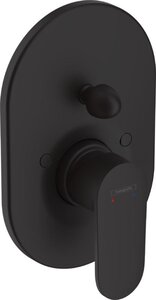 Изображение товара Смеситель для ванны и душа Hansgrohe Vernis Blend, 71449670, скрытого монтажа, черный матовый