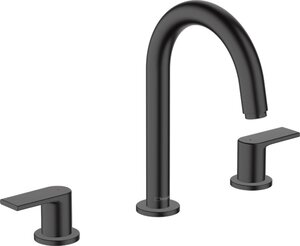 Изображение товара Смеситель для раковины Hansgrohe Vernis Shape, 71563670, с донным клапаном, черный матовый