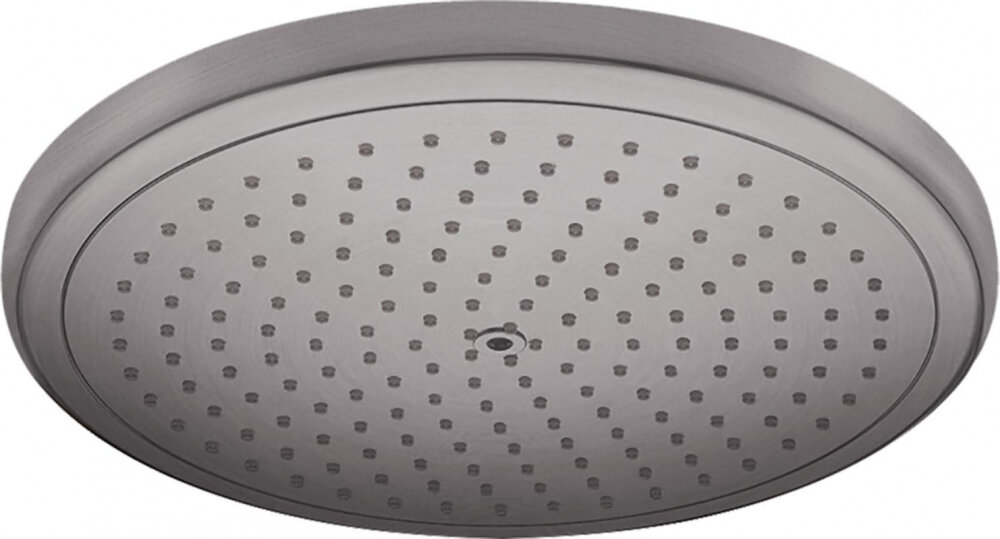 Изображение товара Верхний душ Hansgrohe Croma 280 мм RainAir черный хром шлифованный Германия