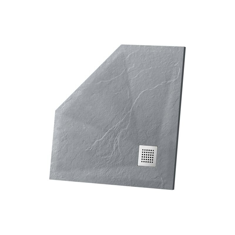 Изображение товара Душевой поддон Vincea 90 x 90 x 2.5 см, пятиугольный, серый, VST-4SP9090G