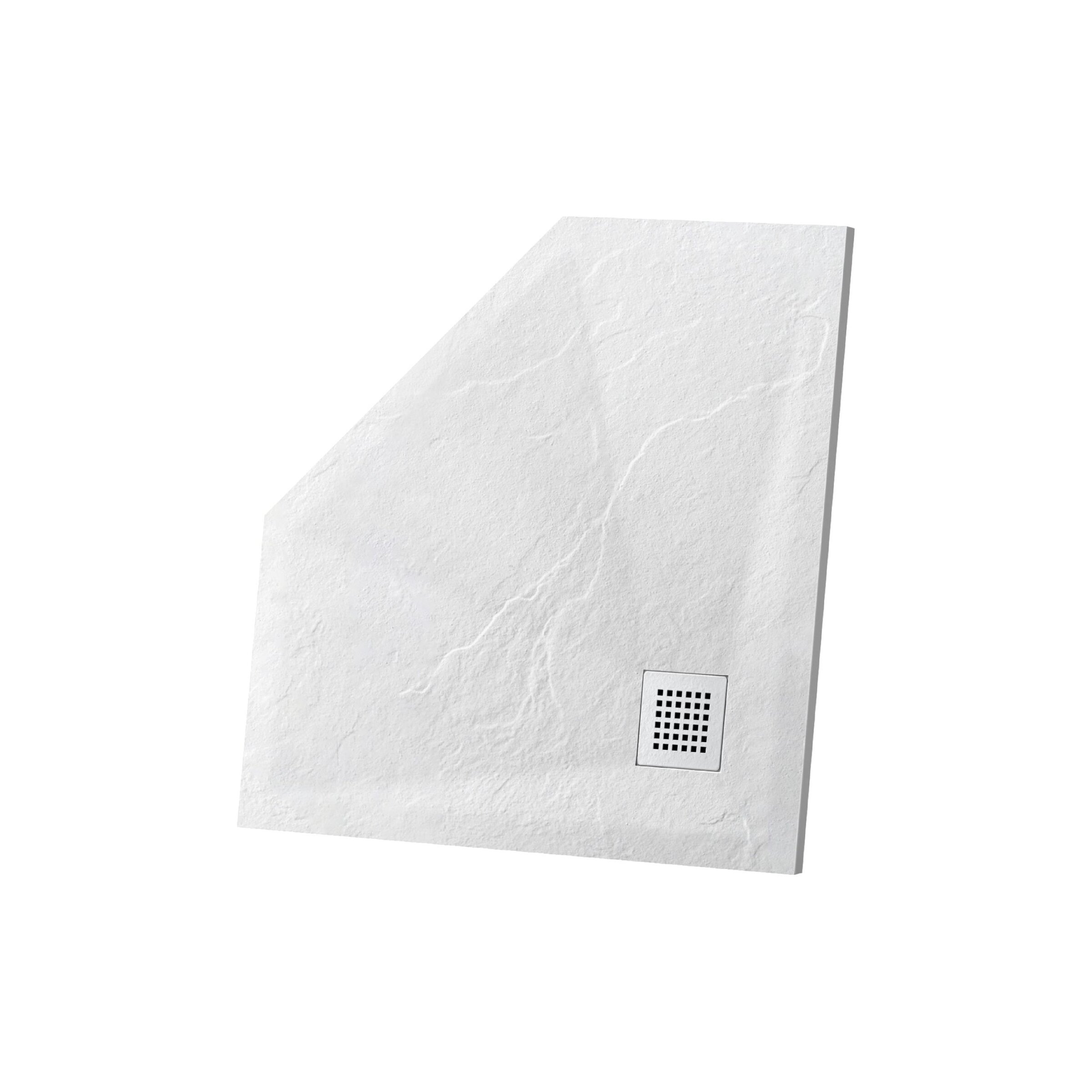 Изображение товара Душевой поддон Vincea пятиугольный 100x100 см искусственный камень белый матовый