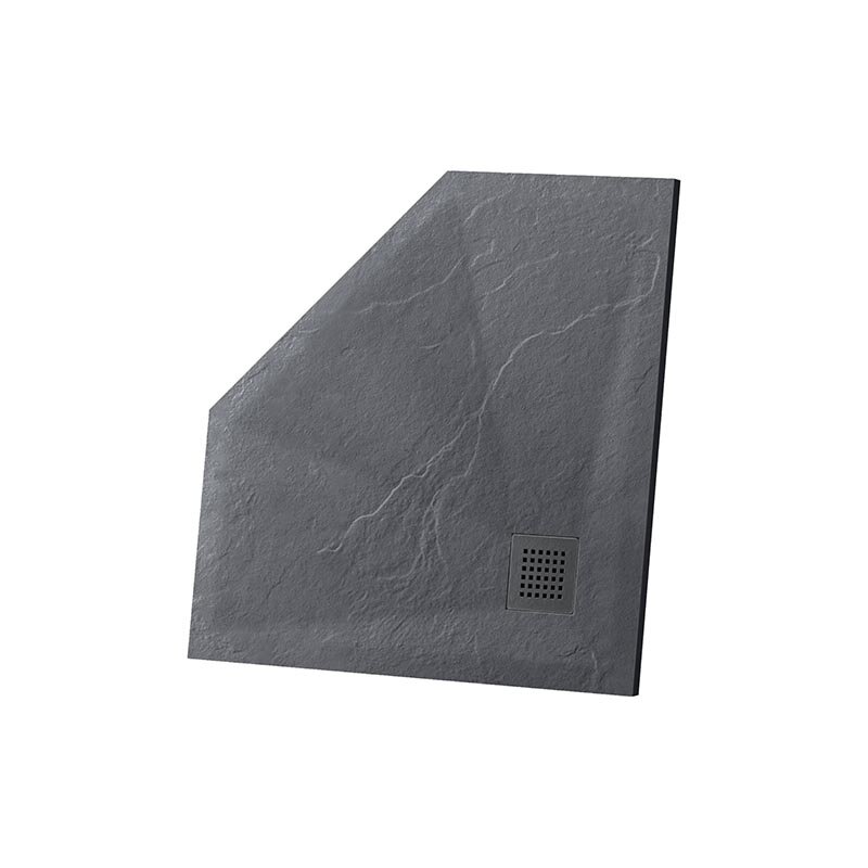 Изображение товара Душевой поддон Vincea 100 x 100 x 2.5 см, пятиугольный, антрацит, VST-4SP1010A