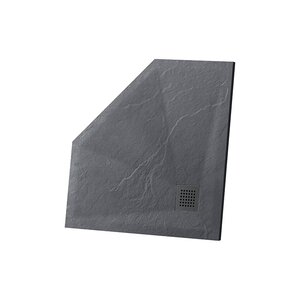 Изображение товара Душевой поддон Vincea 100 x 100 x 2.5 см, пятиугольный, антрацит, VST-4SP1010A